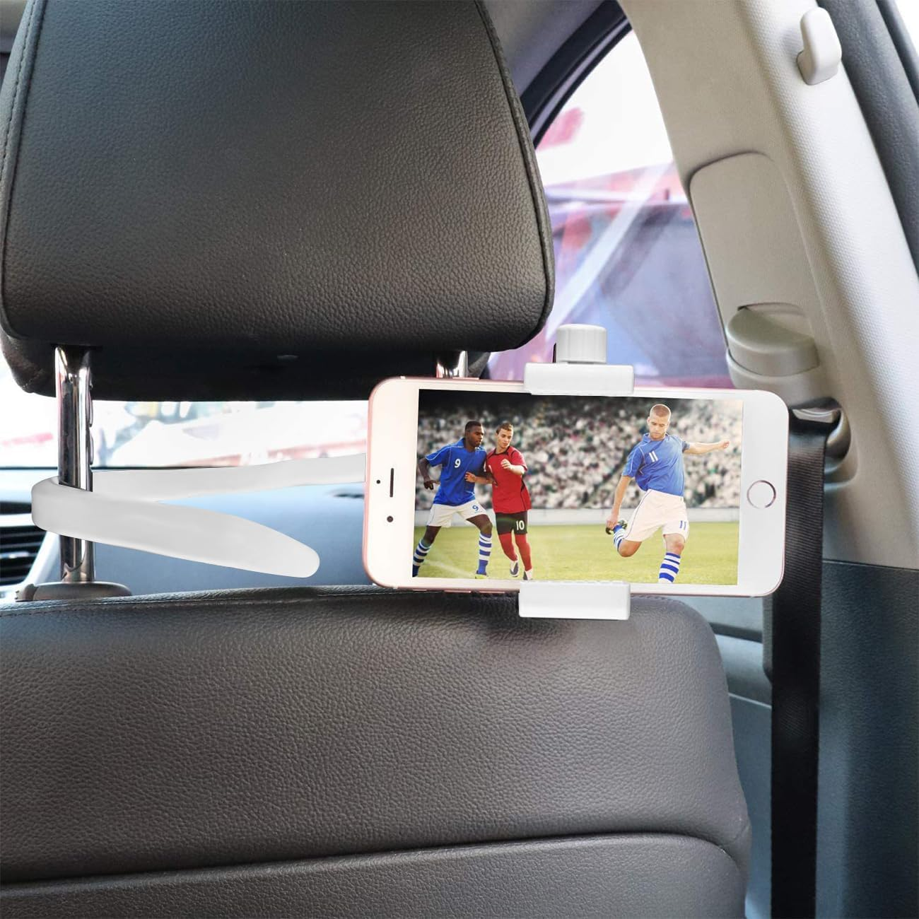 Flexible Baby Monitor Mount-Universal Baby Monitor Holder with 1/4 Screw Twist,No Drilling Crib Camera Stand for Crib Frame or Furniture,Compatible with Arlo/Motorola/Hello Baby/Most Monitor Cameras image number 1