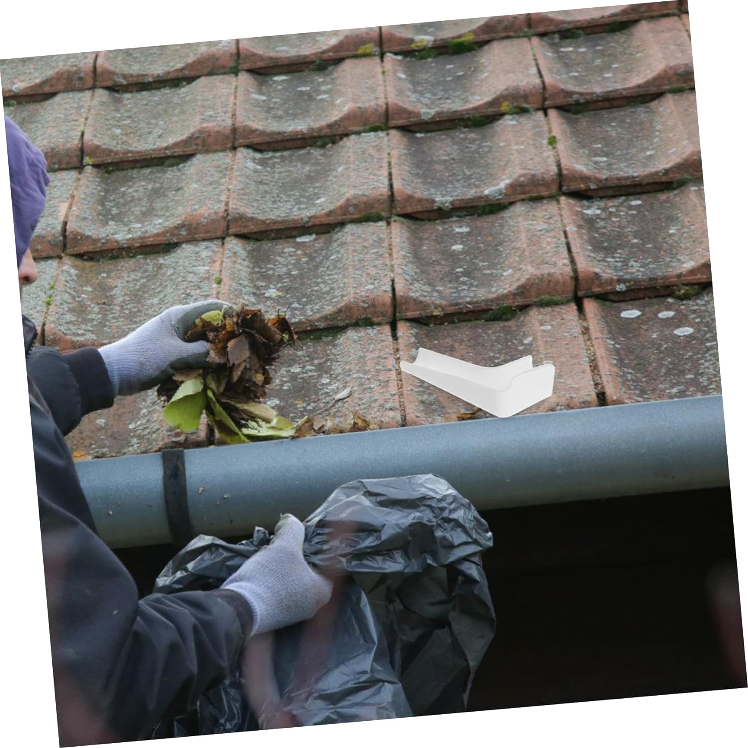 Gatuida 4Pcs Rv Gutter Spouts Roof Gutter Rainwater Rv Rain Spouts Accessory Left Right - White image number 6