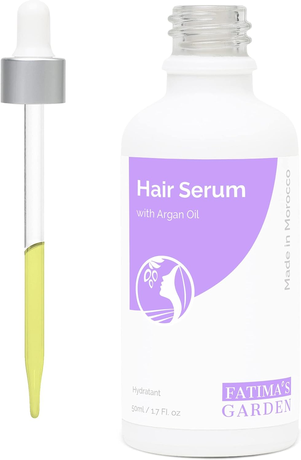 Fatima'S Garden Hair Serum - with Argan & Vitamin E, Hair Repair, 50Ml