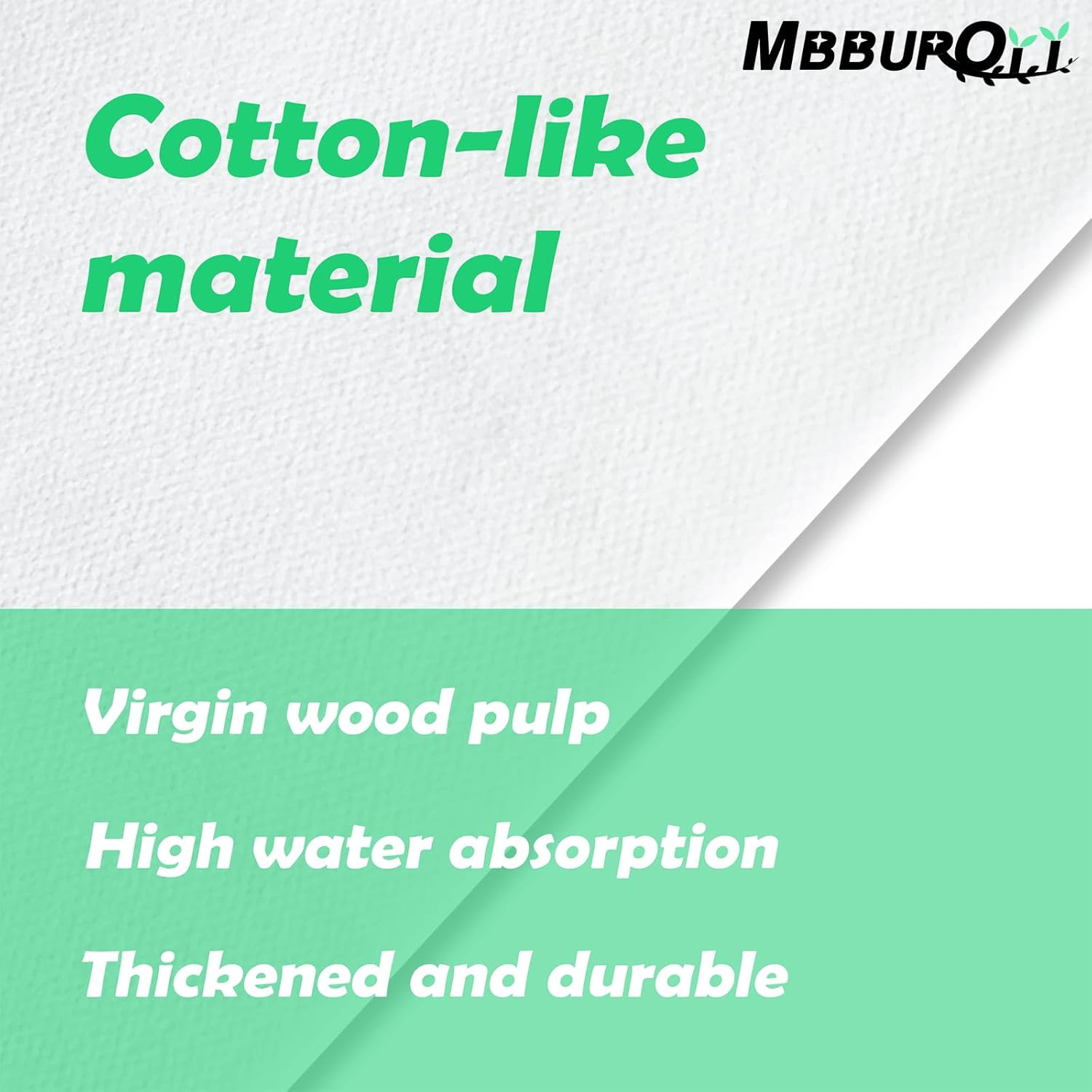 MBBUROYY Disposable Napkins Cloth like Paper Napkins Linen-Feel Guest Towels Paper Hand Towels Hand Napkins Cloth for Bathroom,Weddings, Parties,Dinners 200 Count, Inches- White,20&times;40Cm image number 4