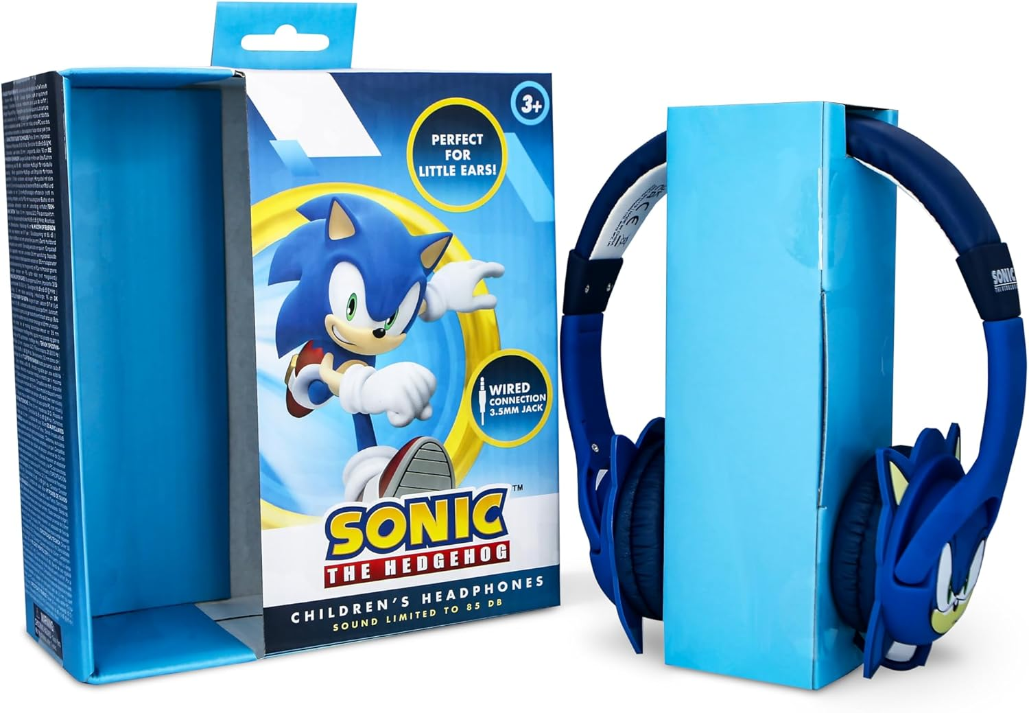 OTL Technologies SH1179 Sonic the Hedgehog Kids Wired Headphones - Blue image number 5