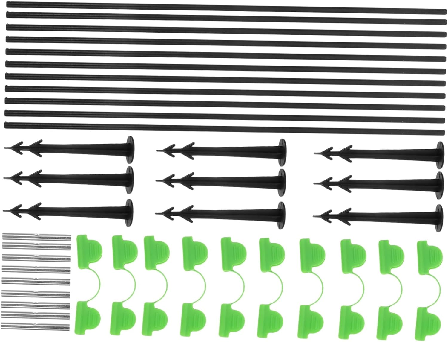 Sosoport Insect Net Bracket Garden Hoops Garden Hoops Raised Bed Protection against Snails Greenhouse Kit Netting Support Greenhouse image number 3