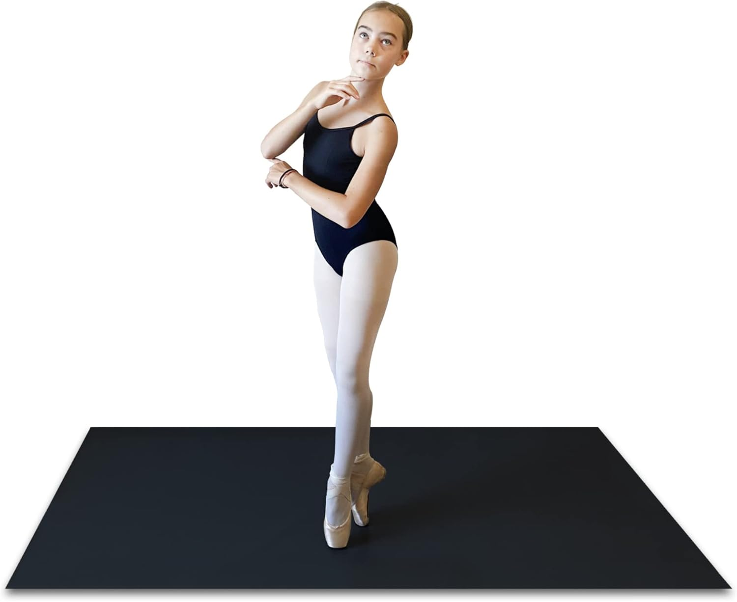 Artan Balance Dance Floor for Home, Studio, Stage Performance, or Outdoor Party, Smooth Flooring for Ballet, Jazz, or Tap Practice, Reversible Roll Out Dancing Mat for Kids and Adults image number 5