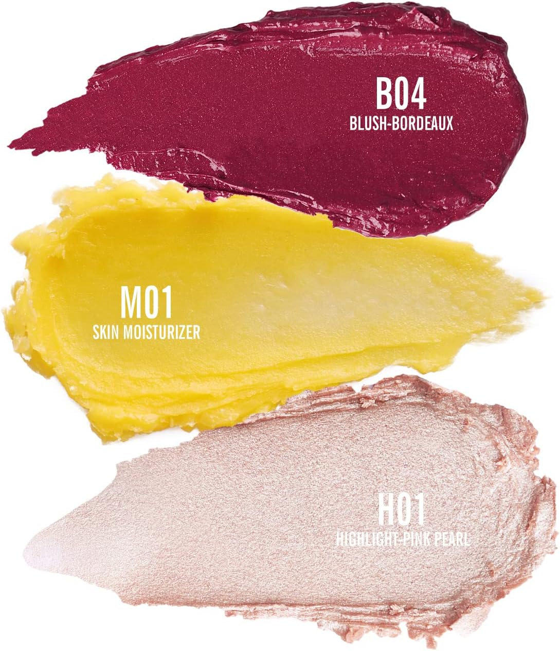 KIMUSE Multi Stick Trio Face Makeup, Cream Blush & Highlight Stick & Moisturizer Makeup Sticks for All Skin image number 4