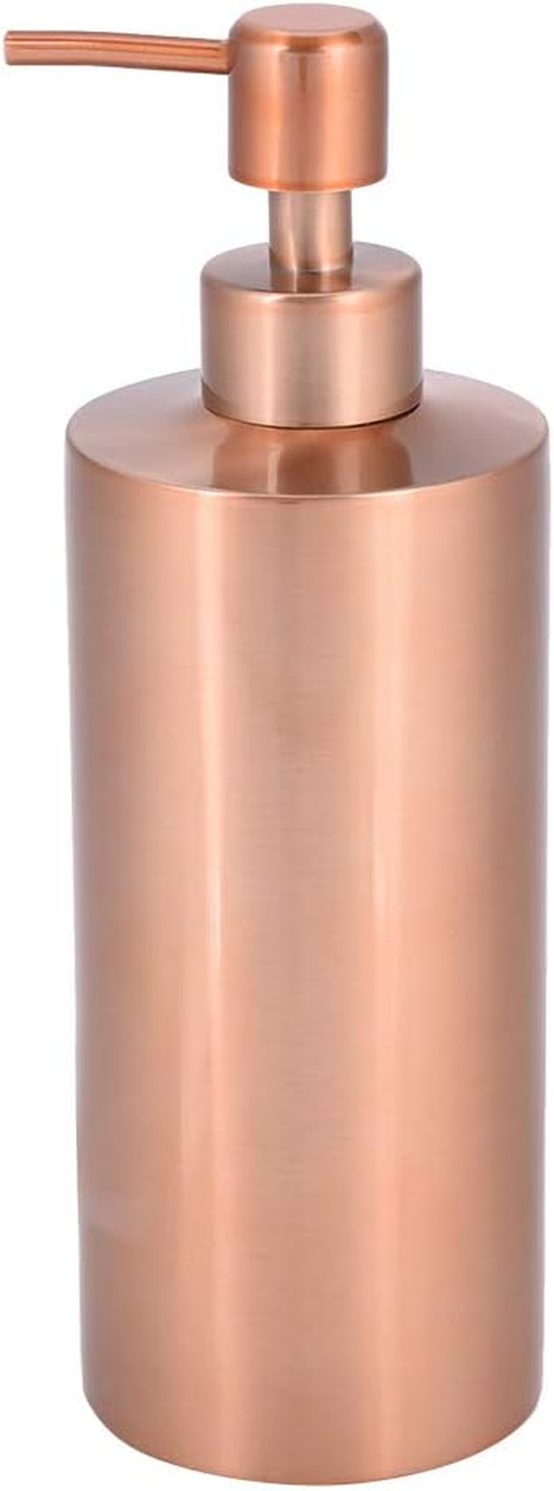 Stainless Steel Dispenser, Rose Gold Hand Pump Liquid Dispenser Lotion Detergent Bottle Kitchen Bathroom Countertop(550Ml) image number 1