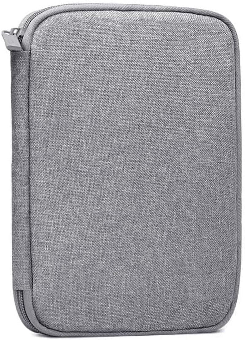 Watch Band Organizer Bag Watch Dial Organizer Data Cable Hard Drive Travel Organizer Bag (Gray) - Black image number 3