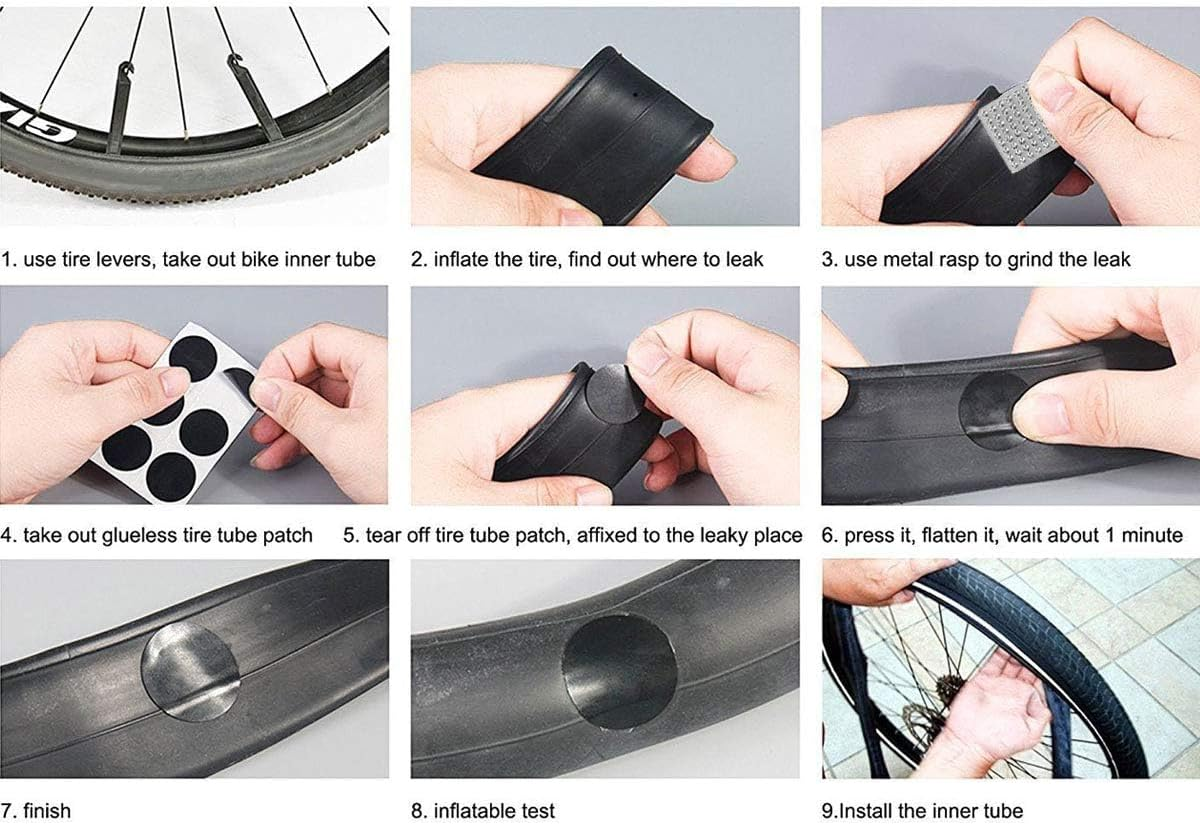 Bicycle Repair Tool Set, 16-In-1 Multitool Bicycle Repair Set with Storage Bags, Portable Tire Fixing Kit Bag for Outdoor Riding and Bike Repair image number 4