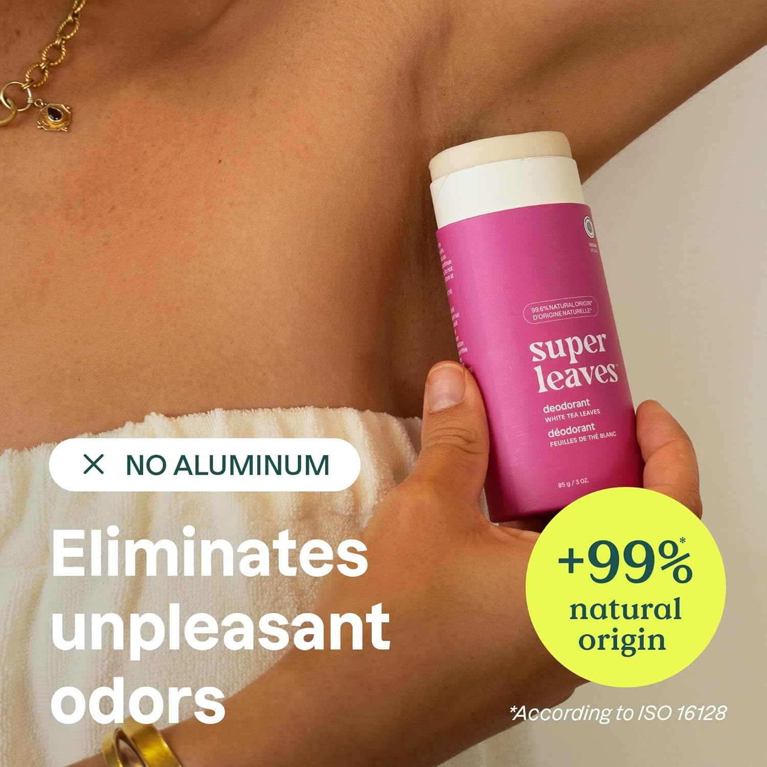 Attitude Super Leaves Deodorant White Tea Leaves - 3 Oz image number 3