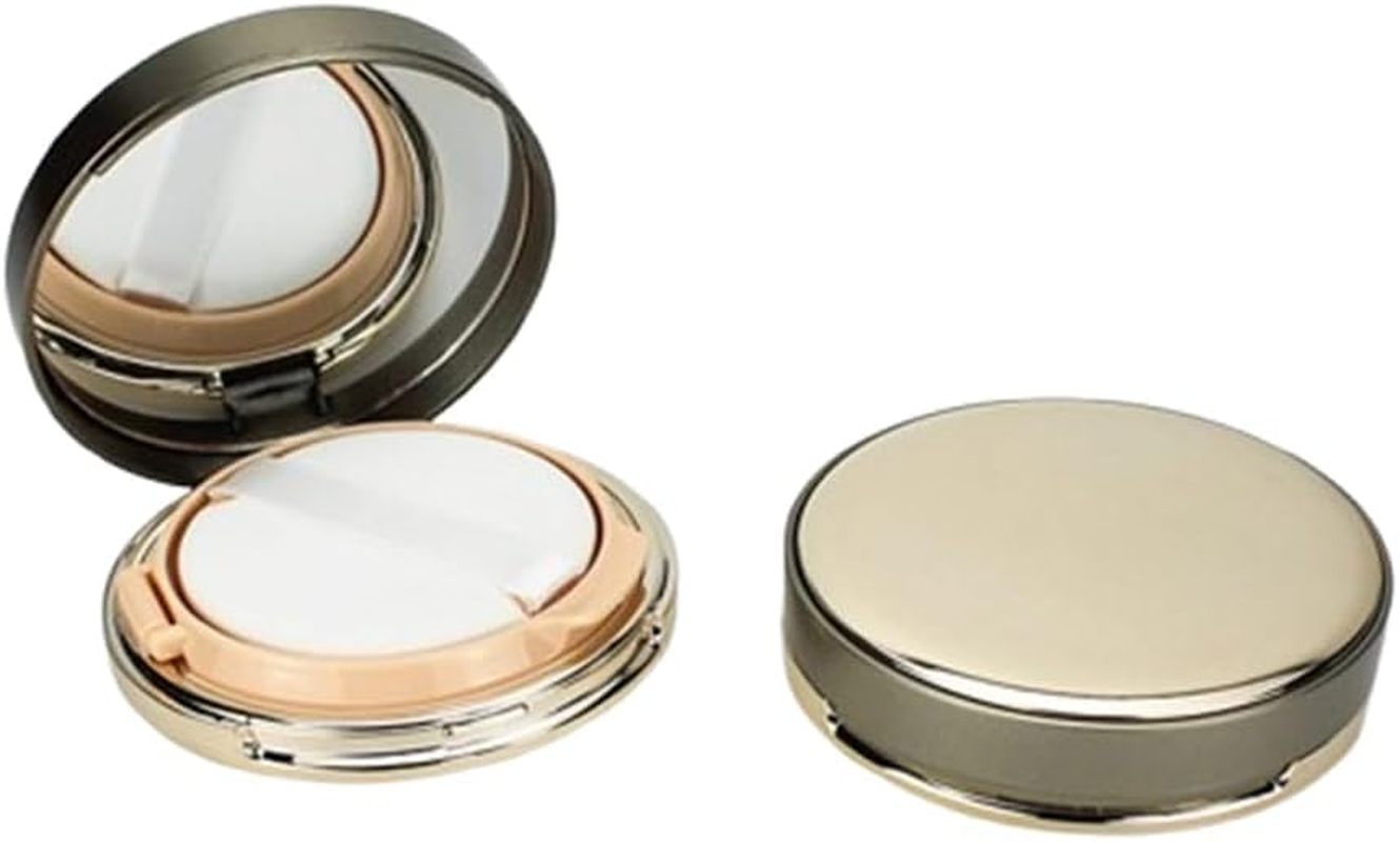 Empty Air Cushion Puff Box, Portable Make up Powder Container Case DIY Cushion Foundation Case Cosmetic Makeup Case BB CC Sun Cream Container (Black)