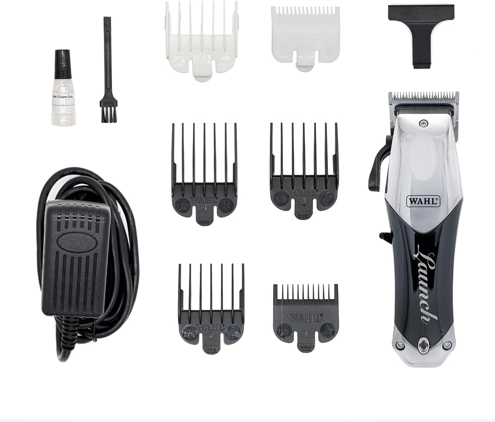 Wahl Launch Professional Cordless Hair Clipper | 6000 RPM Motor, 120-Min Runtime | Adjustable Taper Blade (1-2Mm) image number 1