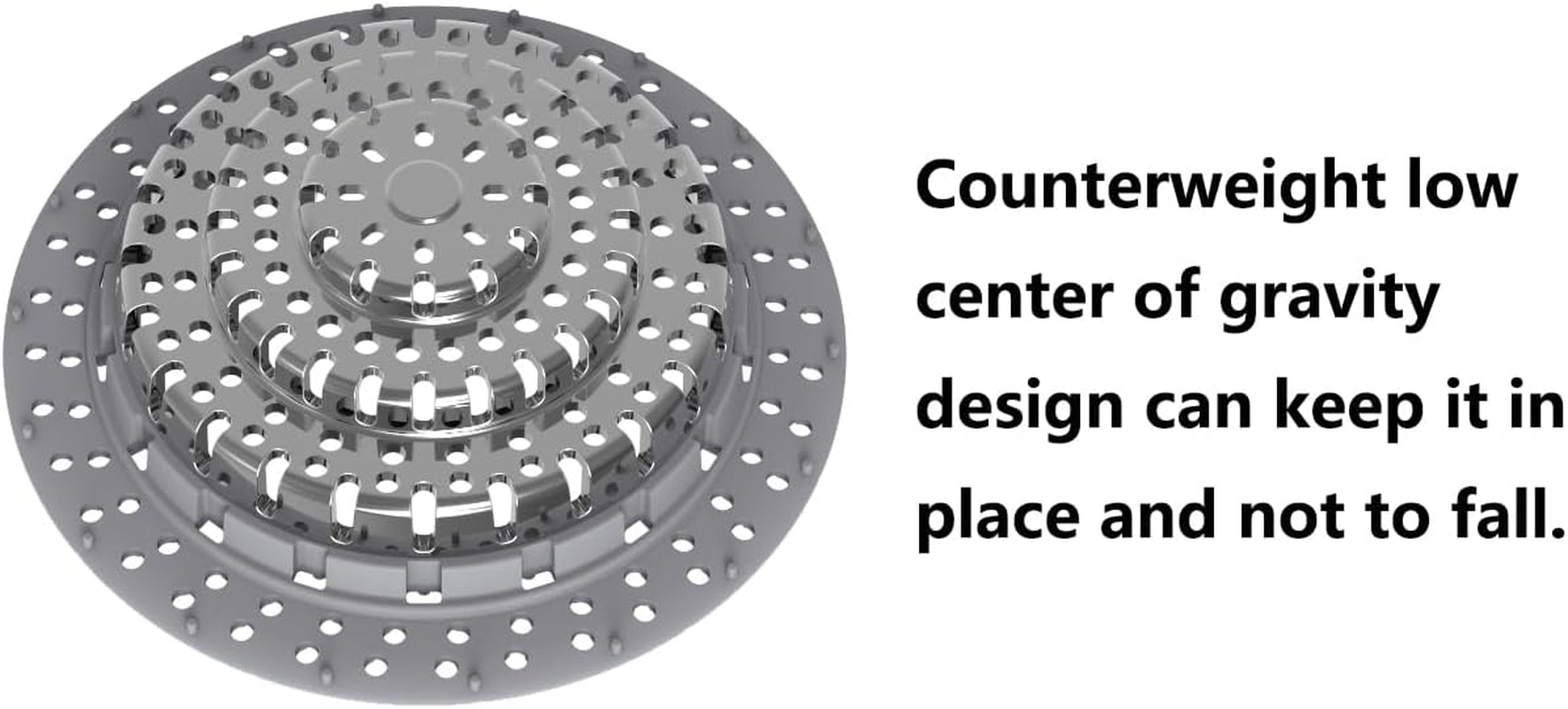 XAJOON Bathtub Drain Hair Catcher，Bathtub Protector Suitable for Bathroom Bathtub, Pop-Up Drains. (Patented Product) image number 5