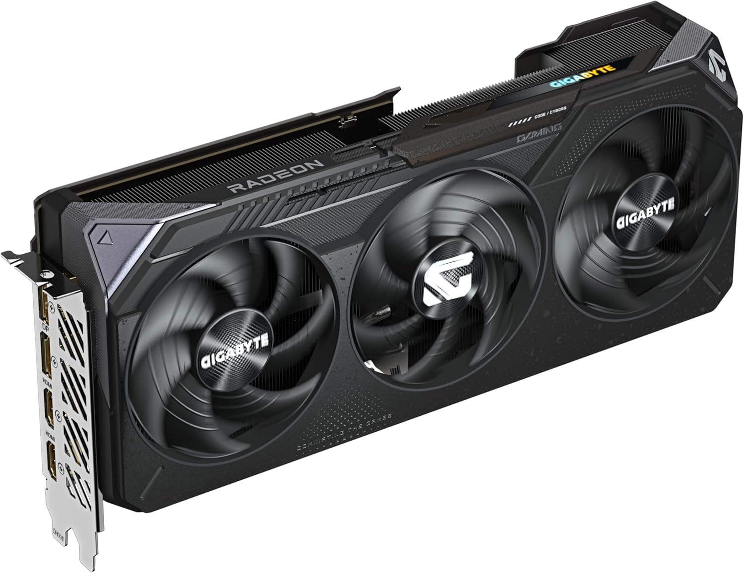 Gigabyte Radeon RX 9070 XT Gaming OC 16G Graphics Card - 16GB GDDR6, 256Bit, PCI-E 5.0, 3060 Mhz Core Clock, 2 X Displayport, 2 X HDMI, GV-R9070XTGAMING OC-16GD image number 2