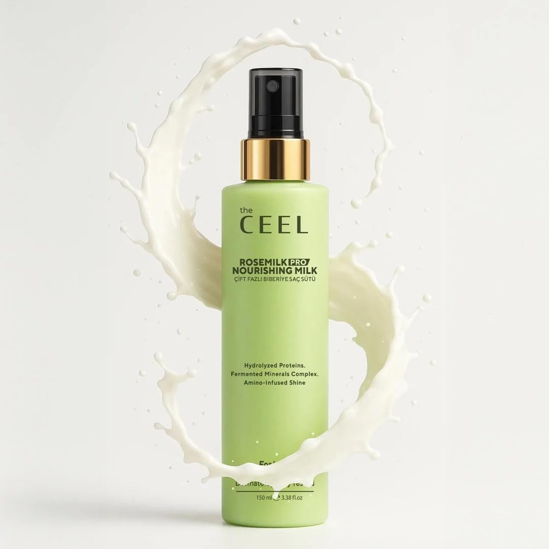 The Ceel Rosemilk Pro Nourishing Leave-In Hair Milk &ndash; with Hydrolyzed Proteins, Fermented Minerals & Amino-Infused Shine &ndash; Detangles, Strengthens & Softens &ndash; 150Ml - 5.07 Fl.Oz image number 4