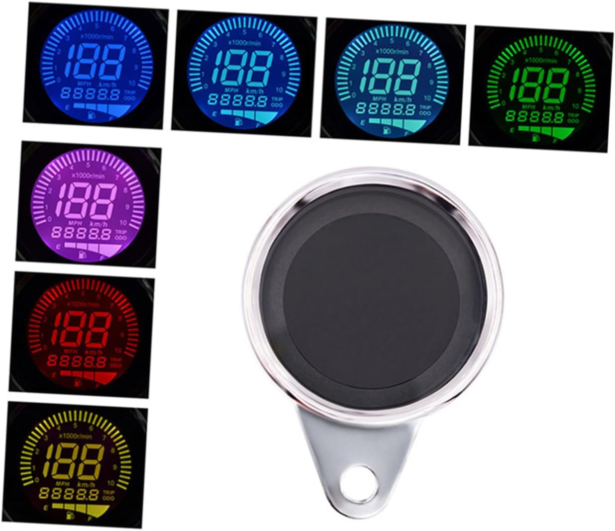 FELTECHELECTR Retro LCD Motorcycle Instrument Odometer Speedometer Tachometer for Electric Motorbike Accessories