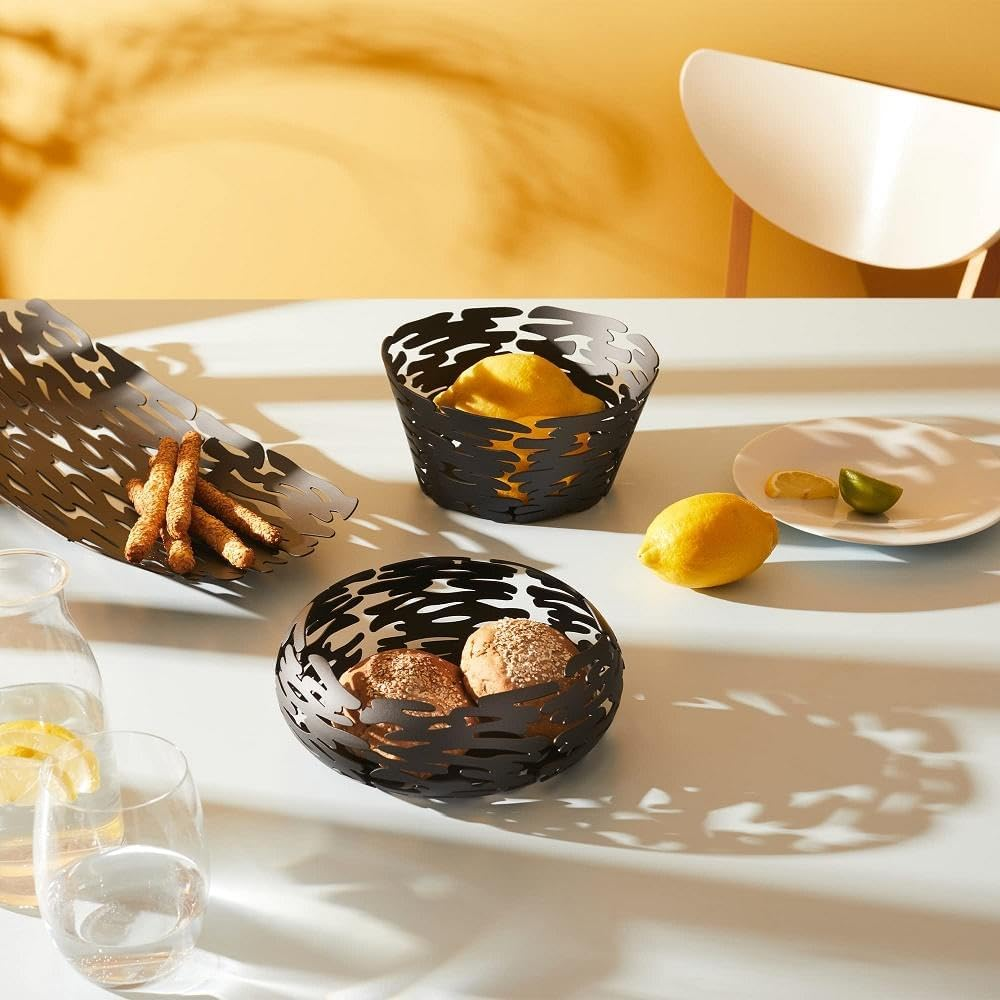 Alessi Barknest, Schale Schwarz,Black - Steel image number 2