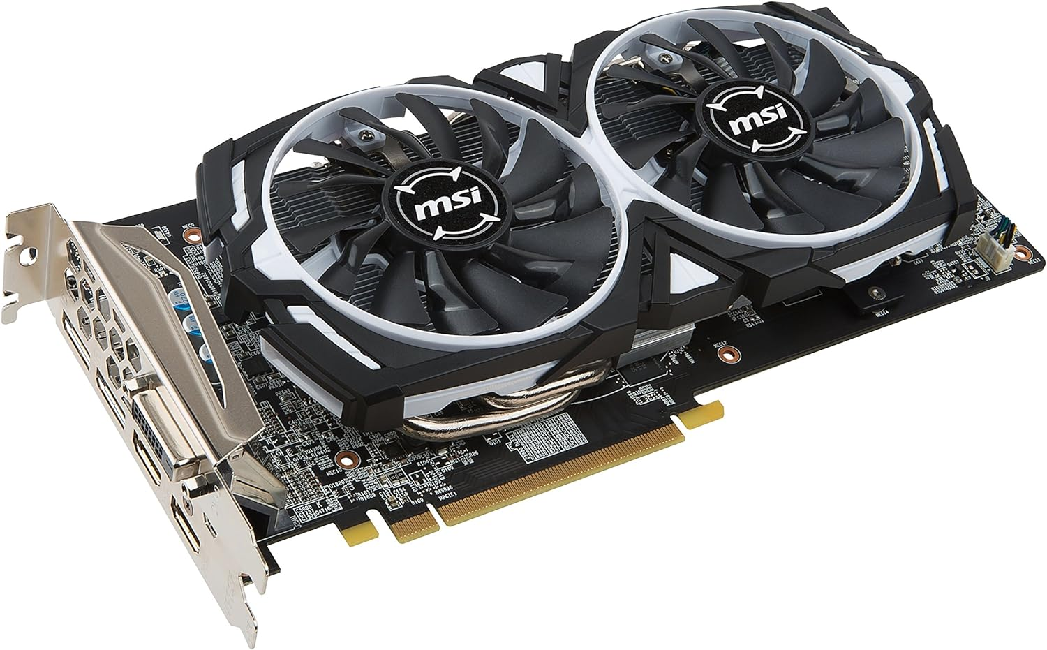 MSI VGA Graphic Cards RX 580 Armor 8G OC image number 1