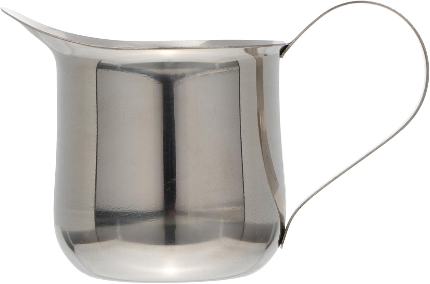 TEHAUX Stainless Steel Milk Pitcher 50Ml Coffee Frothing Cup Sturdy Mocha Creamer Jug for Household Espresso and Latte Art