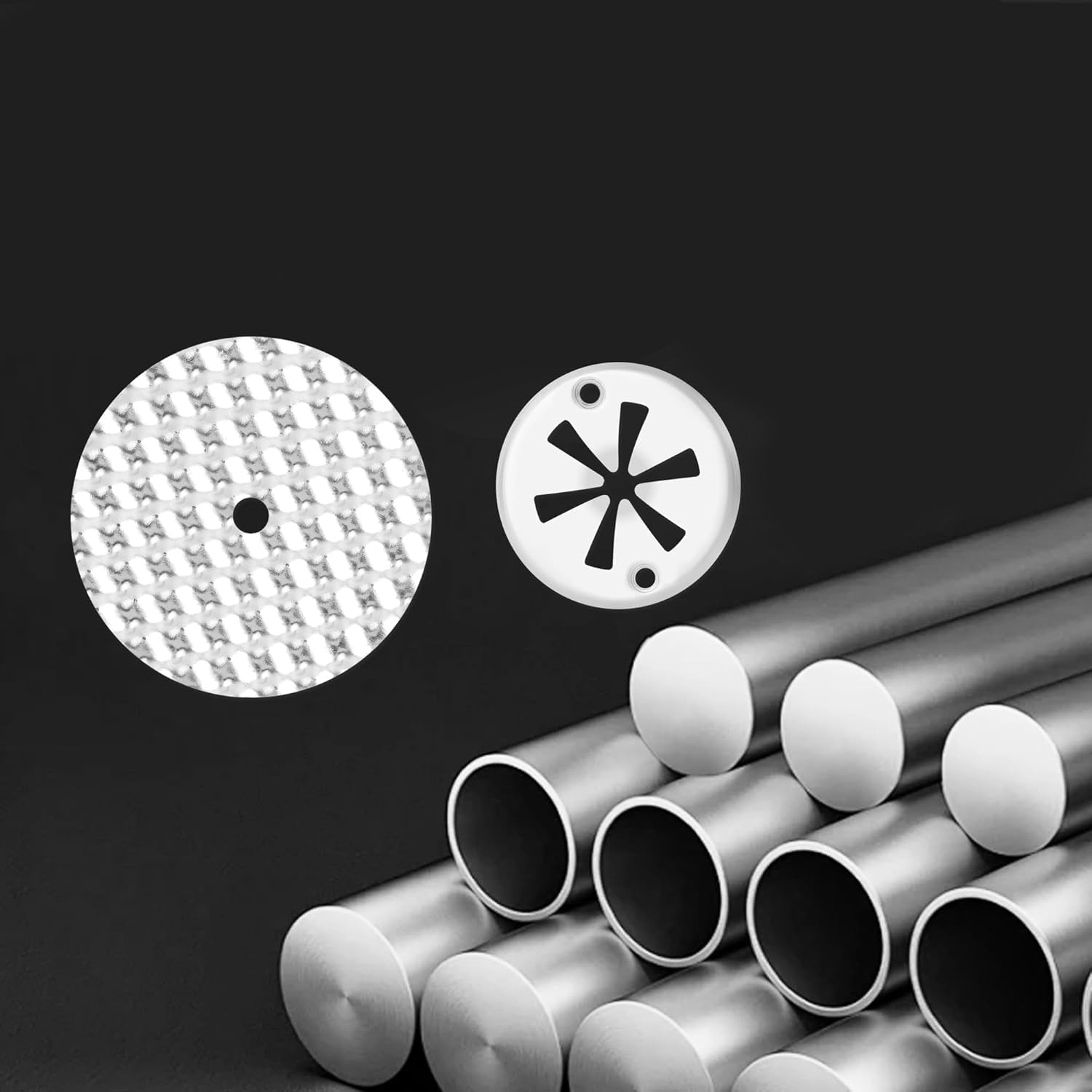 Heat Protection Plate Repair Kit for Car - 20-Piece Set with 52 Mm and 30 Mm Clamping Discs - Compatible with OE Number N90335004 - High-Quality Exhaust Repair Kit - Easy Assembly image number 5