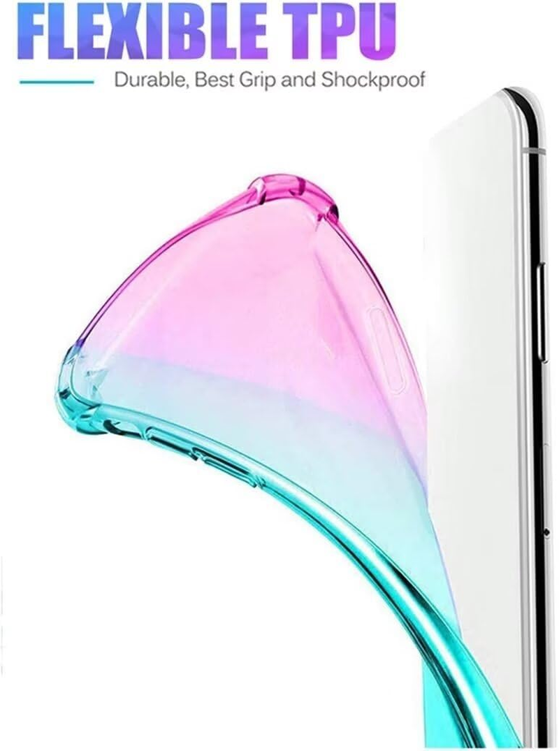 COMAKU Vivo X200 Pro Case - Ultralight Slim TPU Mobile Phone Case with Shockproof Protection, Stylish, Transparent Gradient Design for Vivo X200 Pro - Purple Blue - Purple-Blue image number 3