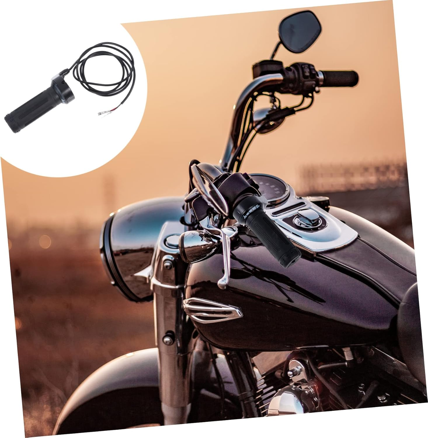 Ibasenice Professional Throttle Handle Grip Gas Grip for Motorbike ATV Accessories image number 2