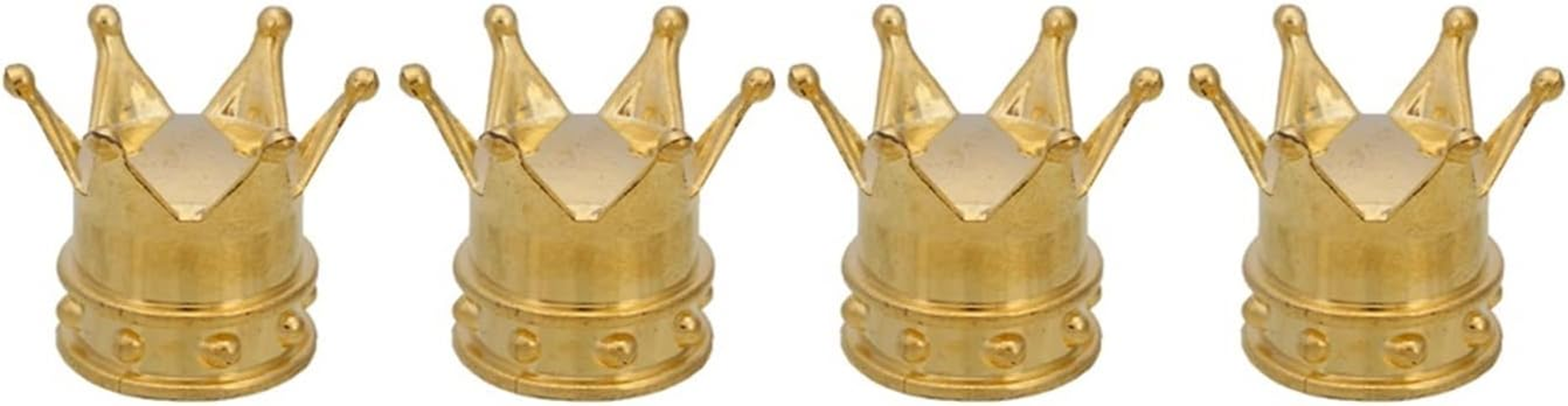 4Pcs Pink Crown Shape Car Auto Universal Wheel Tire Tyre Valve Stem Caps Dust Covers Motorcycle Bike Airtight Stems Compatible with BMW VW (Color : Red) image number 2