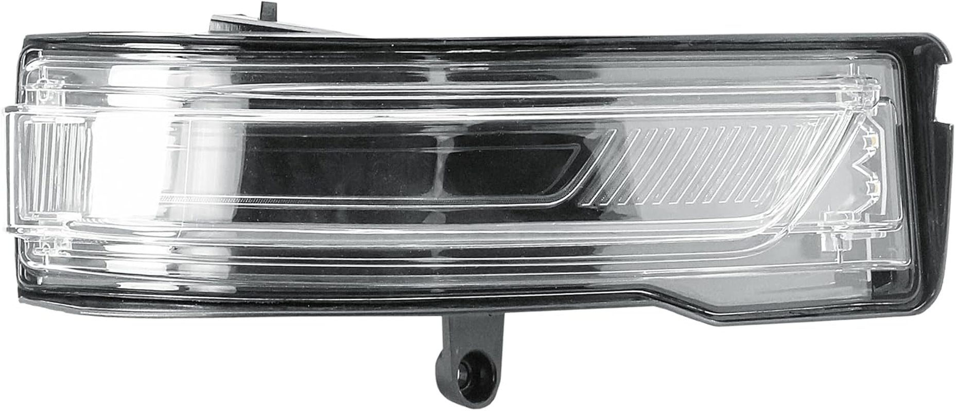 Replacement Driver Left Side Door Mirror Turn Signal Light Lamp Black Housing Indicator for RAM 1500 from 2019 to 2024