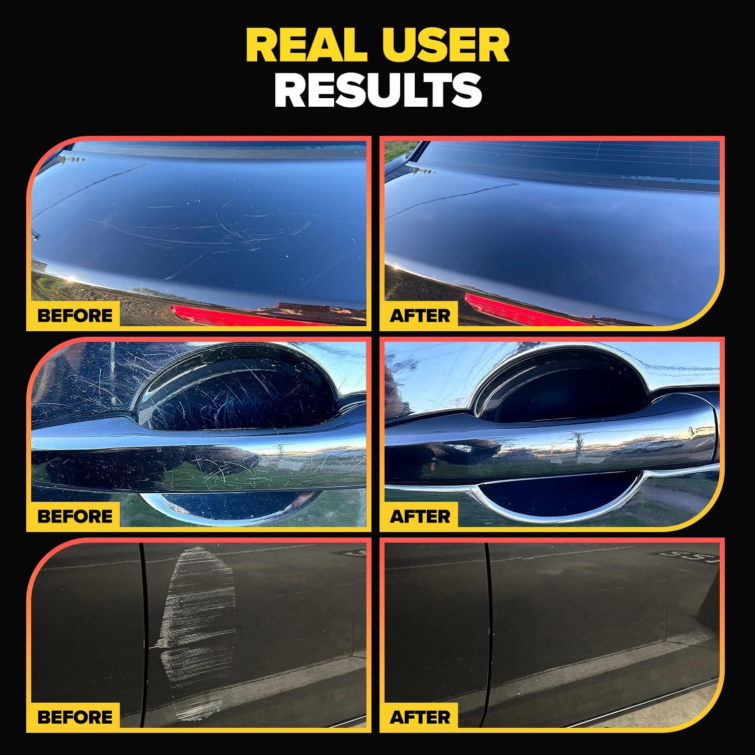 Carfidant Scratch and Swirl Remover - Ultimate Car Scratch Remover - Polish & Paint Restorer - Easily Repair Paint Scratches, Scratches, Water Spots! Car Buffer Kit image number 3