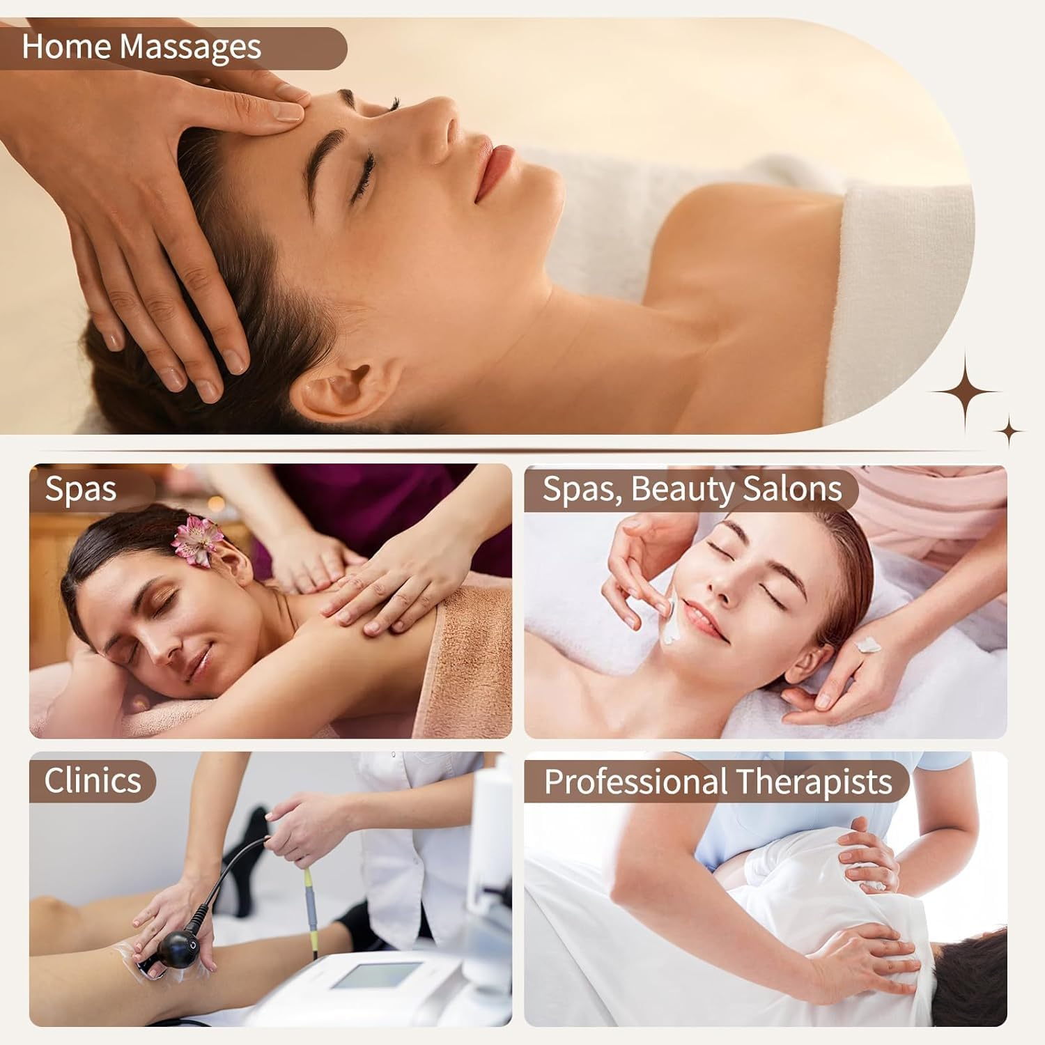 Massage Table Black 60M Portable Aluminium, Massages Therapy Bed, Folding Beauty Spa Waxing Tables Headrest 3 Fold Chair Carry Bag Beds, Black image number 1