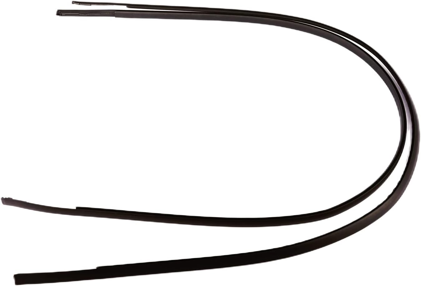 Magimaker 2Pcs 75551-52130 Roof Drip Molding Strips Compatible with Toyota Yaris Hatchback 2006-2011 Left and Right Side, Black, 35*3*2Cm image number 2