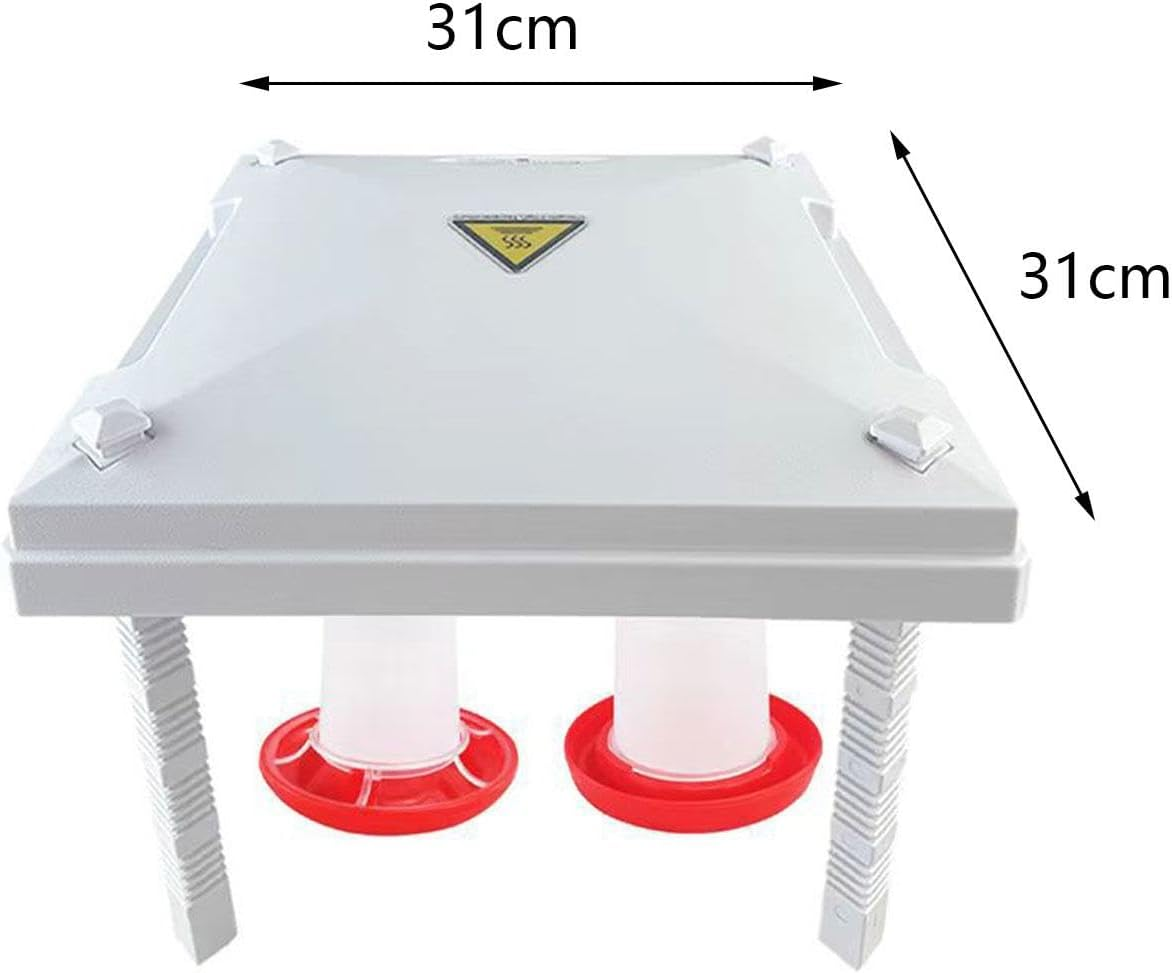 Fenteer Brooder Heating Plate Heat Plate Breeding Tools Safety Chicken Brooder Pad for Chicken Coop Duckling Geese image number 4