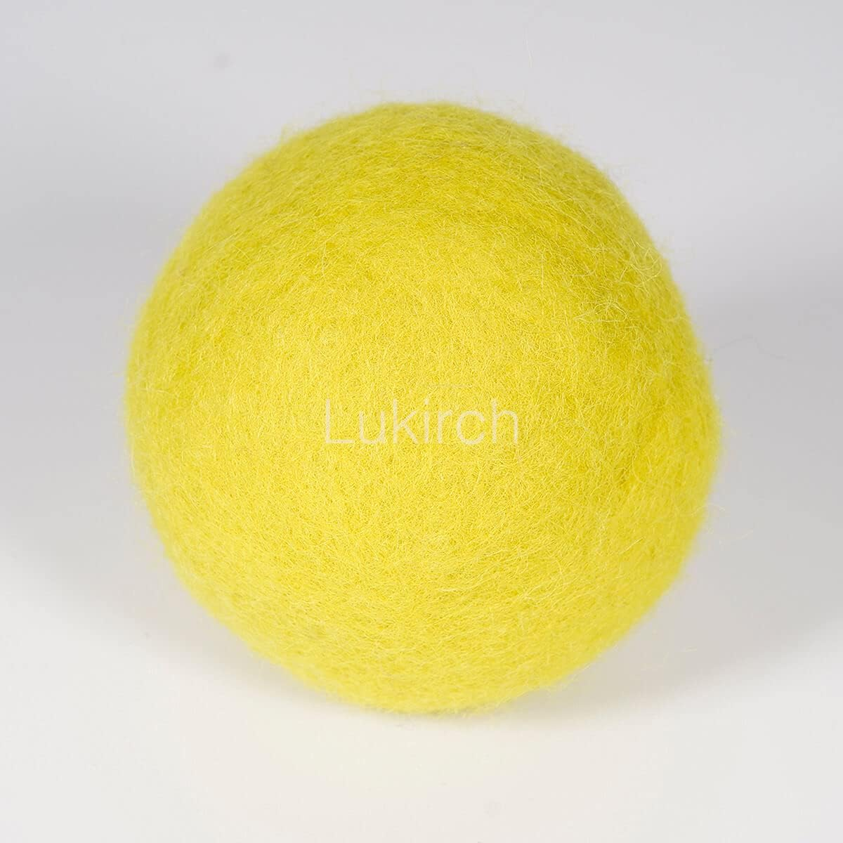 Wool Dryer Ball XL, Organic Eco Premium 100% Natural Fabric Laundry Softener, Shortens Drying Time, Reusable, Reduce Wrinkles and Static Cling, Handmade with 100% New Zealand Wool (6-Colors) image number 2