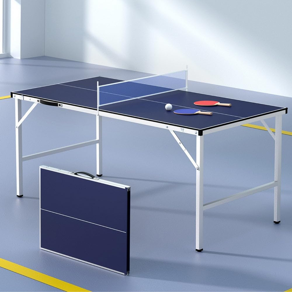Everfit Table Tennis Ping Pong Table Portable Foldable Family Game Home Indoor image number 6