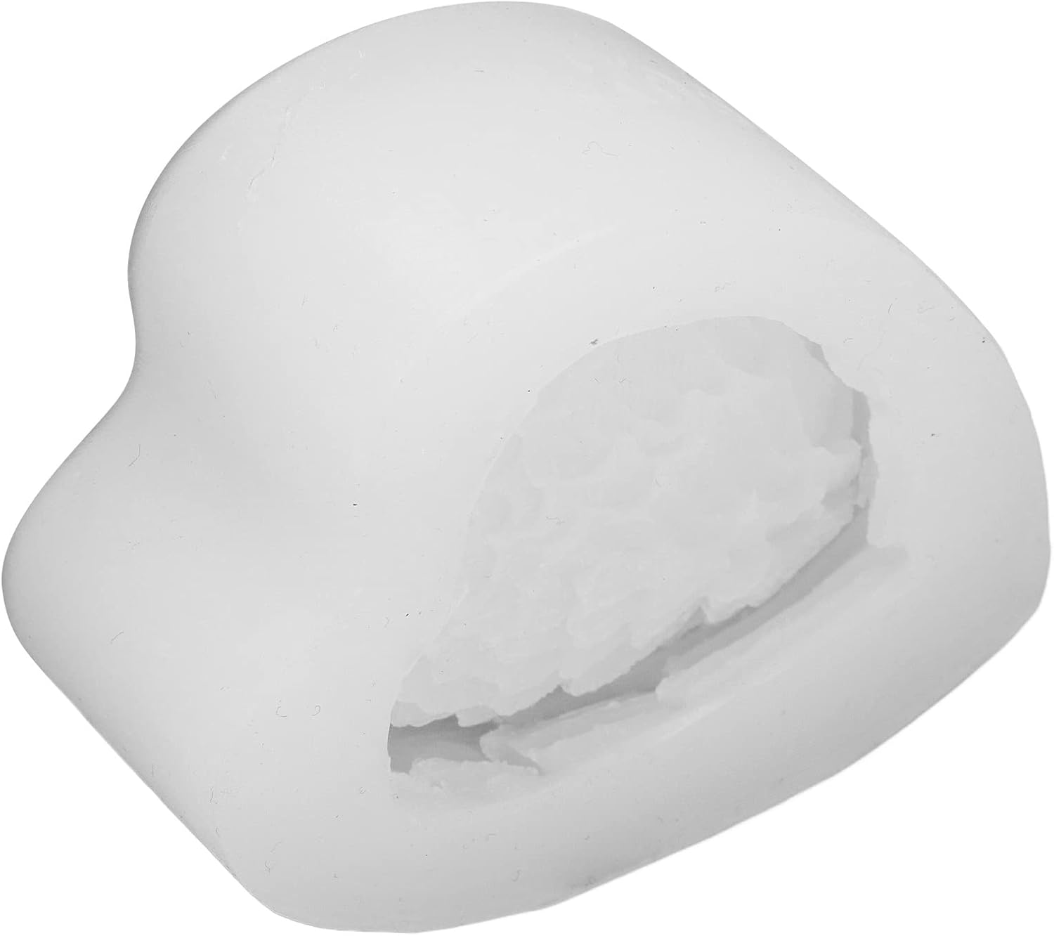 Silicone Mould Feather Wing Shape DIY Storage Box Handmade Mold for Jewelry Organizer Craft Supplies Transparent Color 8.5Cm X 7.5Cm X 3.5Cm