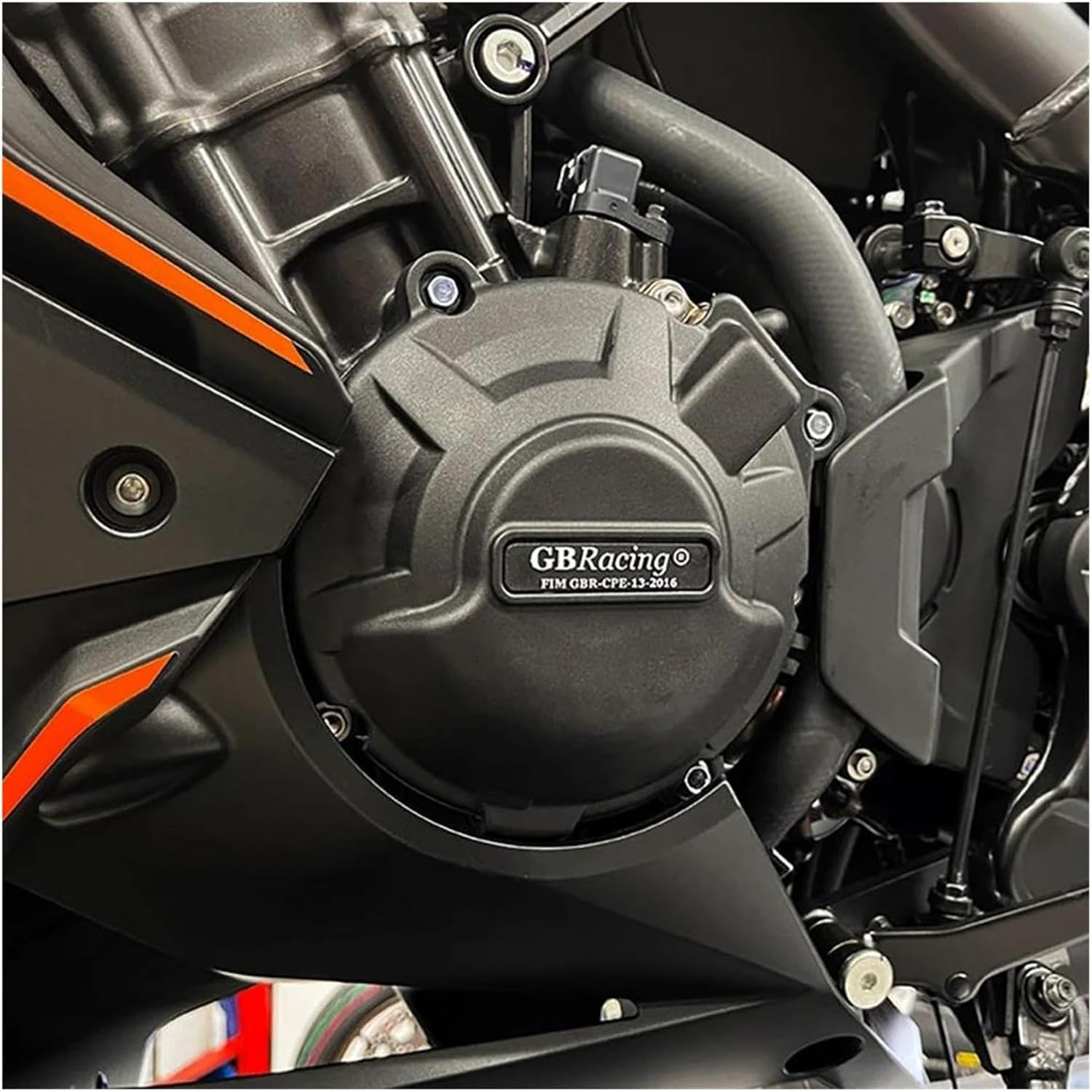 Motorcycle Engine Guard Protector for HONDA CBR650R CB650R 2021 2022 2023 2024 Carbon Fiber Texture Motorcycles Engine Cover Protector Case Black Engine Drop Prevention Slider(Carbon Fiber Texture)