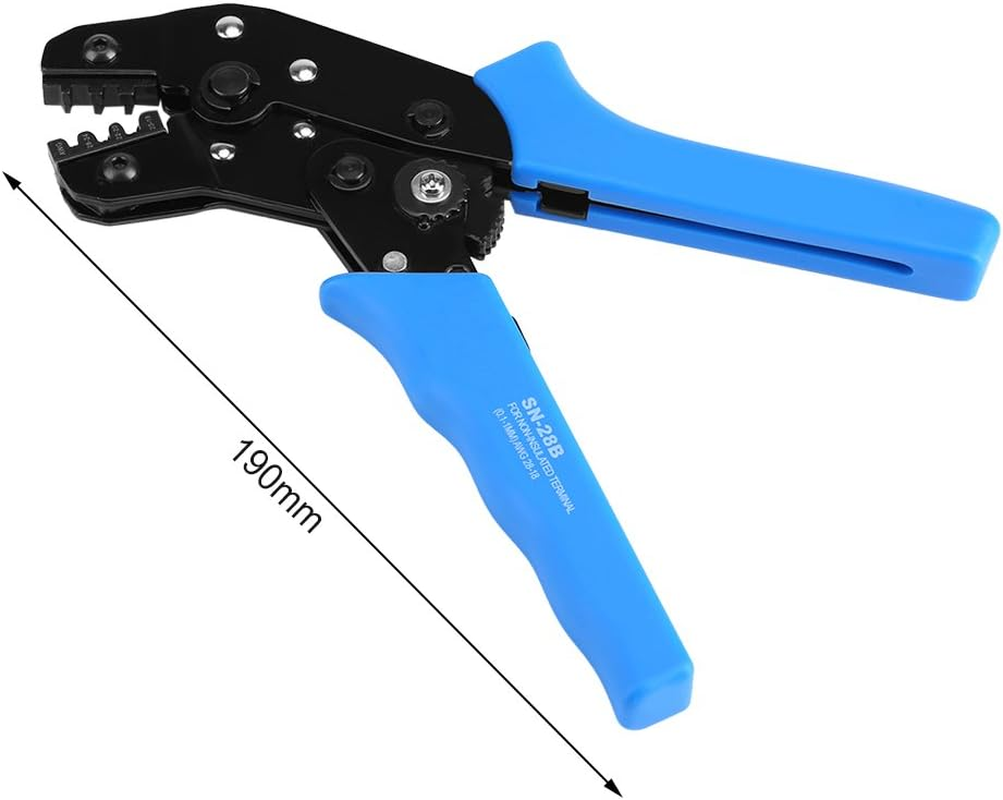 SN-28B Adjustable Pin Carbon Steel Wire Stripper Socket Terminal Crimping Tool Crimper for JST-SM Dupont image number 3