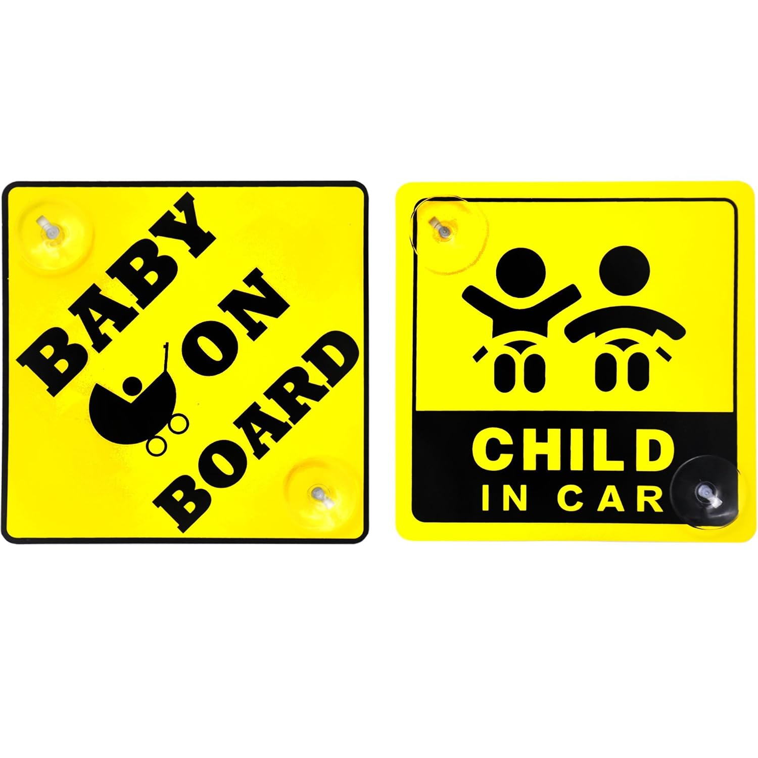 Baby on Board Sign, Child in Car Plate
