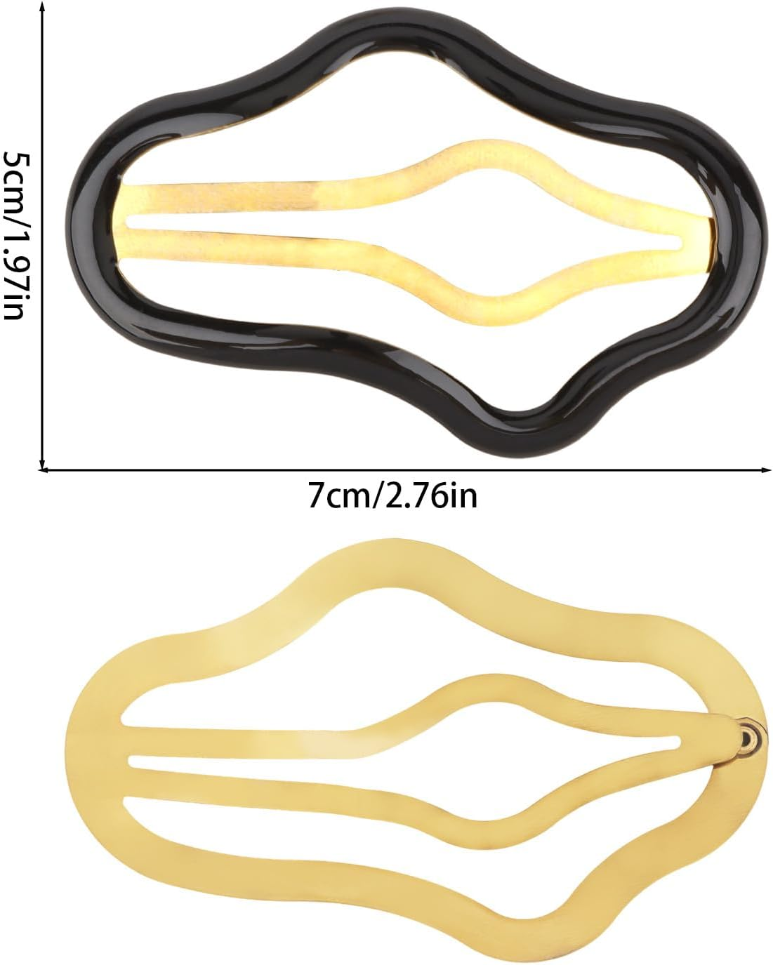 Srotmirw Women'S Hair Clips, 10 Pieces Cloud Shaped Hair Accessories for Women and Girls Daily to Choose