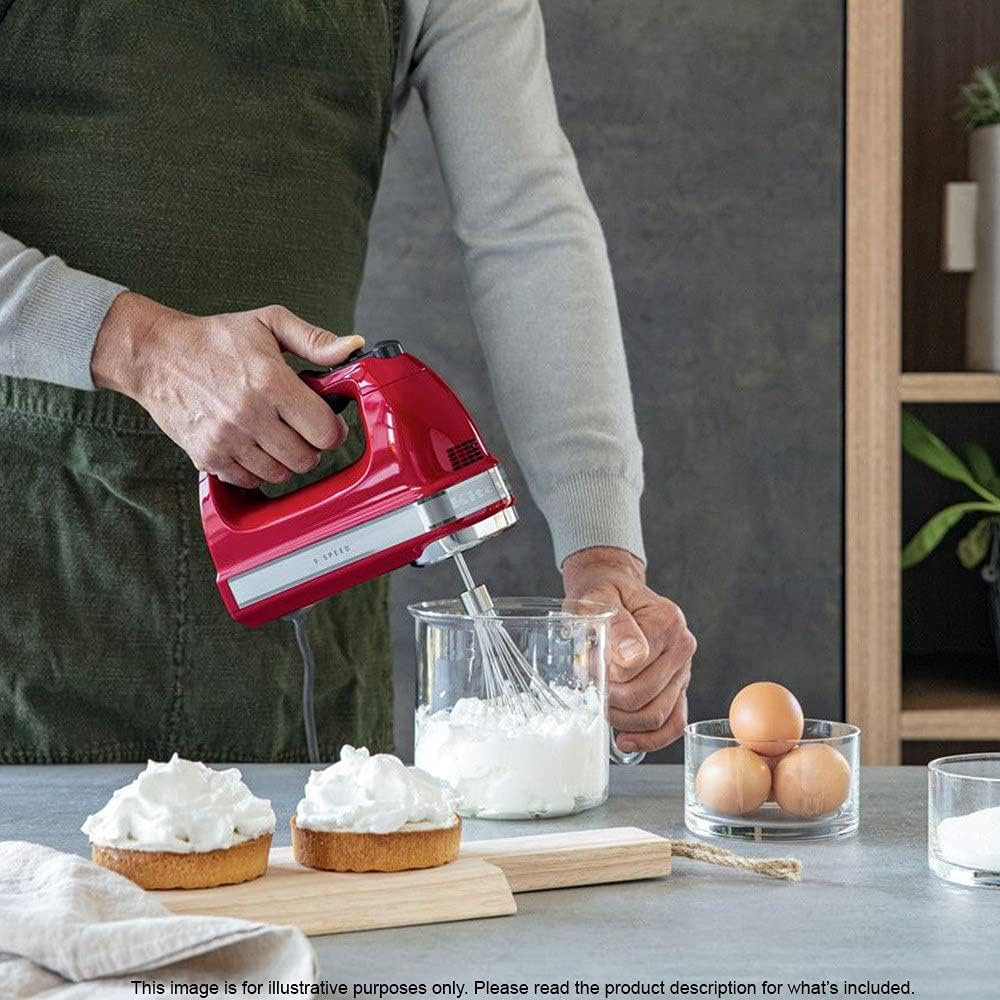 Kitchenaid KHM926 9 Speed Artisan Hand Mixer Empire Red image number 1