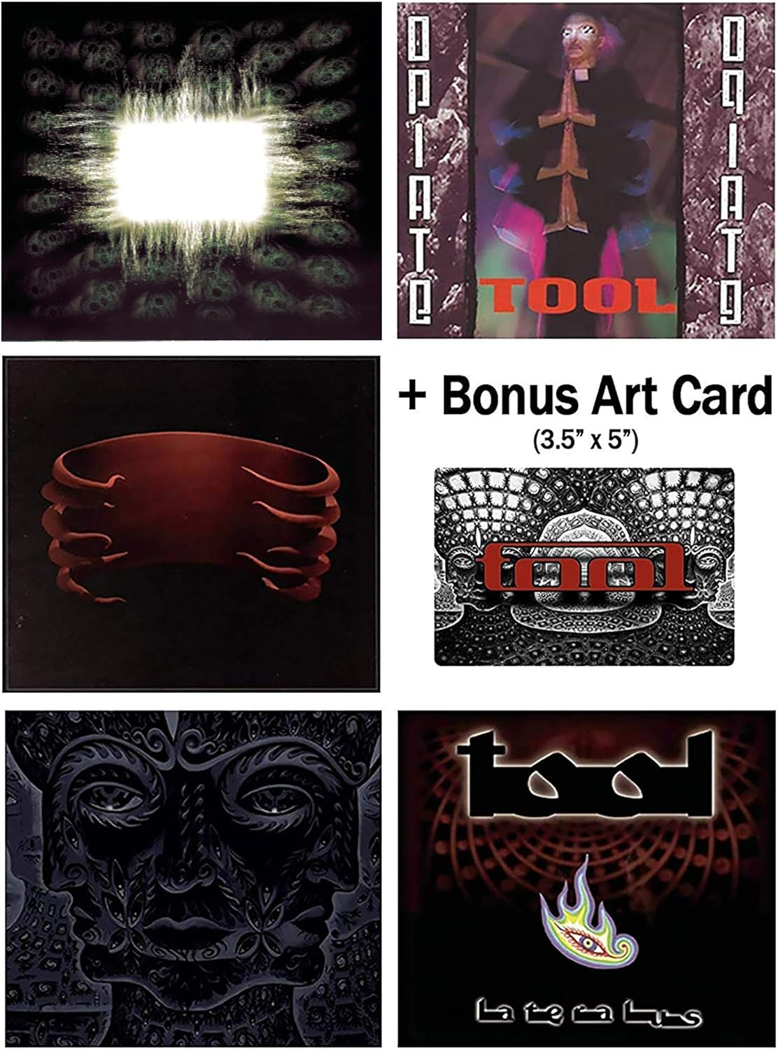 Tool: Complete Studio Album CD Collection with Bonus Art Card