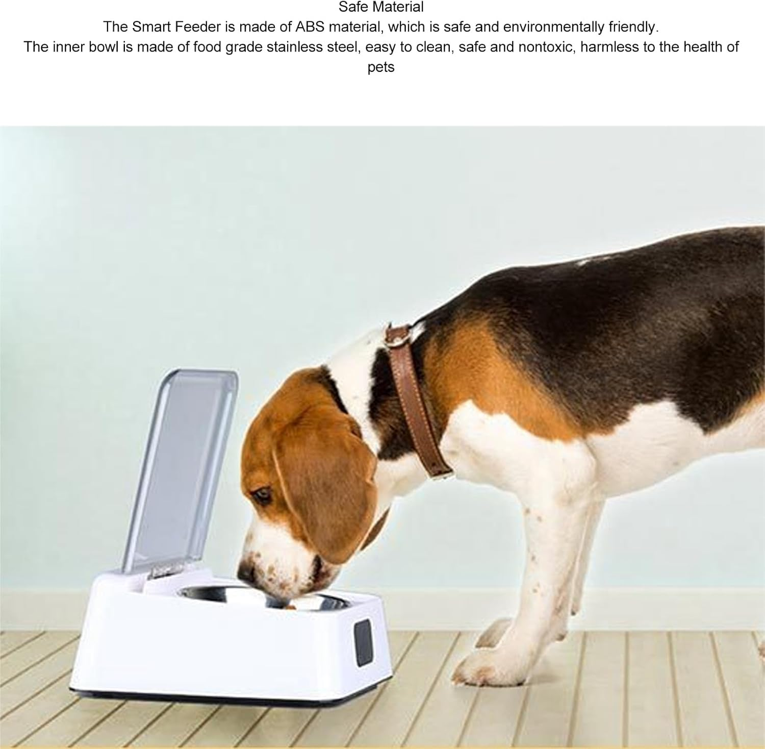 LICAEVEY Automatic Cat Feeder, Infrared Sensor, Smart Sensing, 350Ml Bowl, ABS & Stainless Steel, Cat Intelligent Automatic Feeder