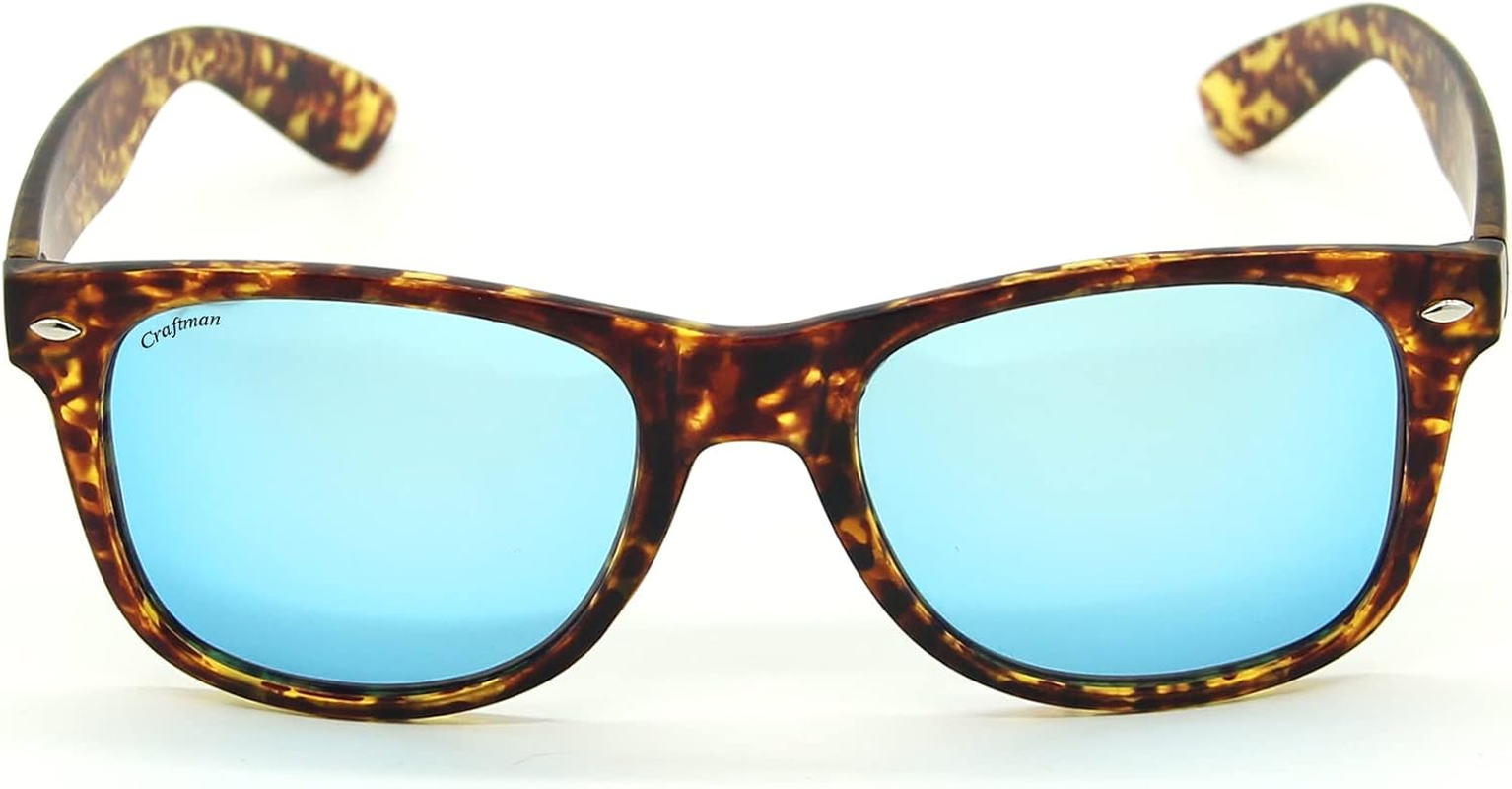 Craftman Classic Rectangle Polarized Sunglasses for Women and Men for Hiking Traveling and Gift image number 6