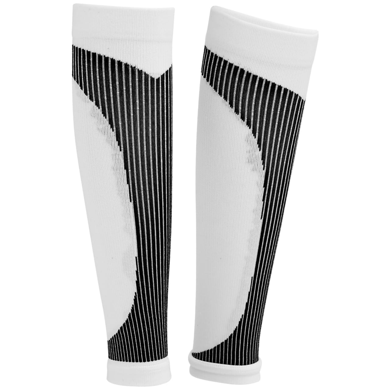 Minkissy 2Pcs Legging Cover 2Pcs White Compression Sleeves for Calf Support Soft Breathable Athletic Covers for Running and Sports image number 4