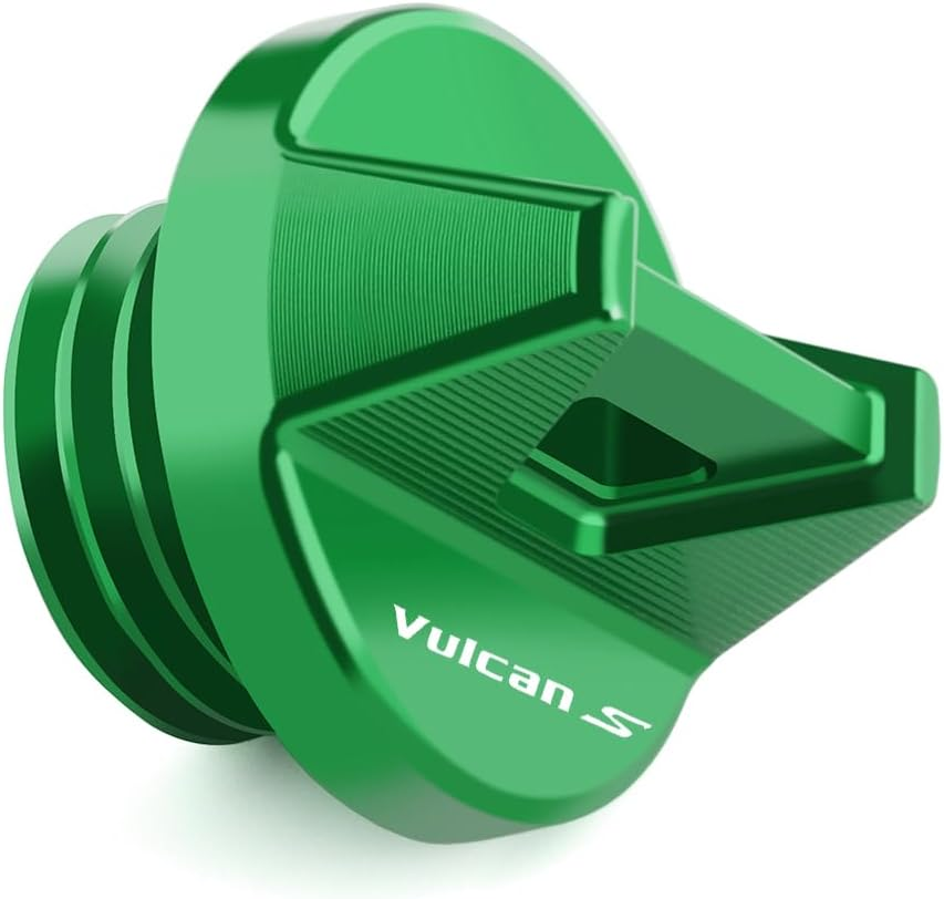 Mokiton Motorcycle Engine Oil Filler Plug Cover Screw Compatible with Compatible with K.Awasaki Vulcan S 650 2015-2020 2021 2022 2023 2024 2025 | Vulcans S650 Accessories (Green) image number 5