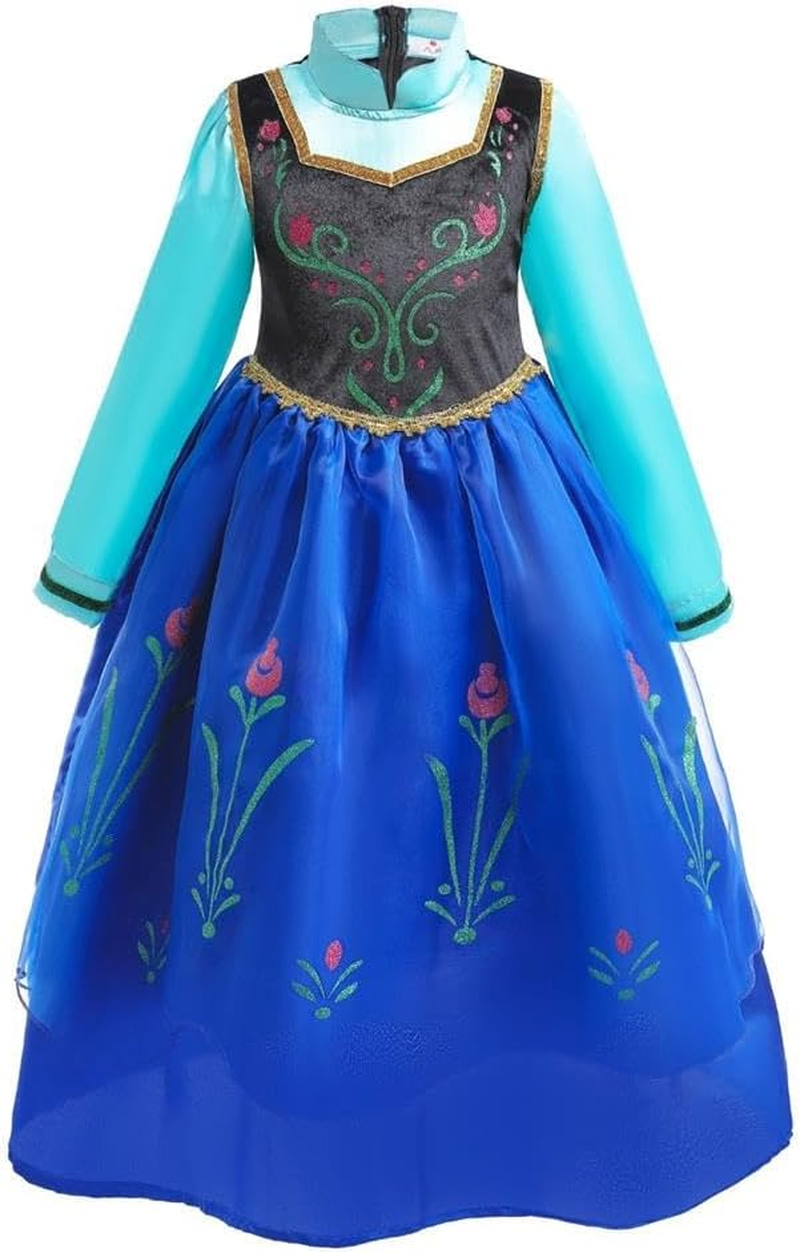 Dressy Daisy Toddler Little Girls' Ice Princess Winter Dress Costume Birthday Halloween Christmas Fancy Party Outfit with Cape & Accessories Size 2 to 9 image number 1