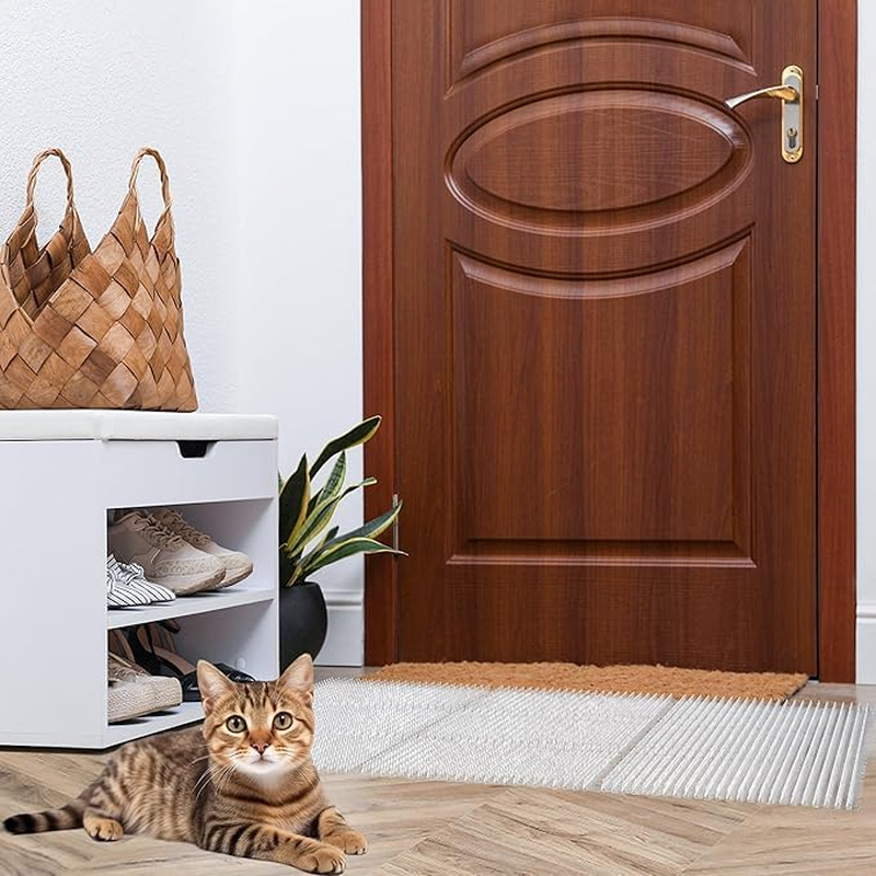 Scat Mat for Cats 34 X 43Cm Cat Spike Mat,Pet Repellent,Pet Deterrent Spikes for Sofa Balcony Patio 10Pcs. image number 1