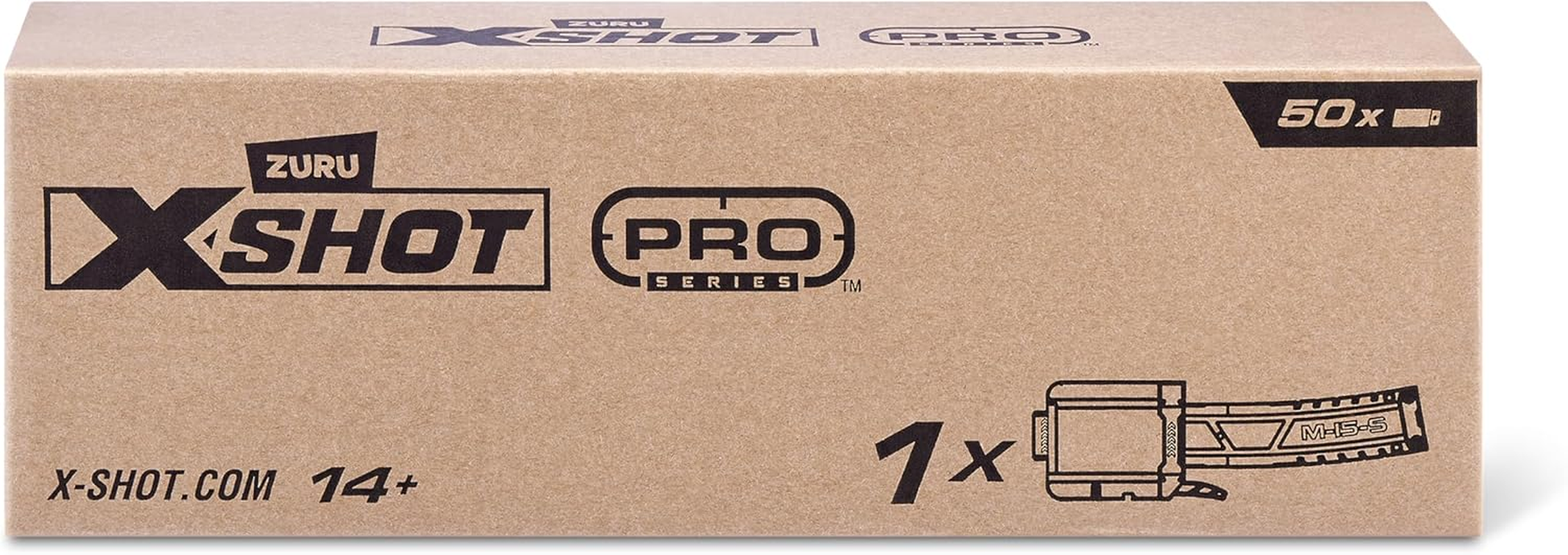 Xshot 36723 X-Shot Skins Clip and 50X Darts, Pro Series