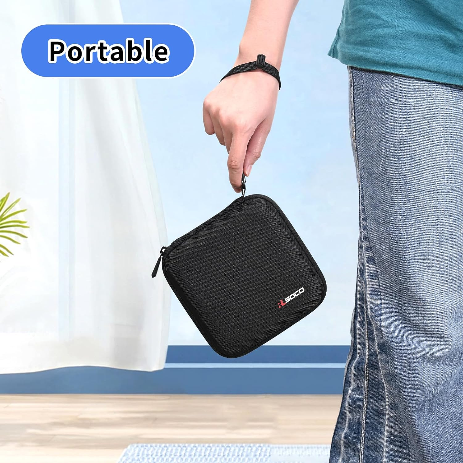 RLSOCO Hard Case for Pioneer BDRXD08TB/BDR-XD07J-UHD Slim Portable BD/DVD/CD Writer and More (Case Only) image number 1