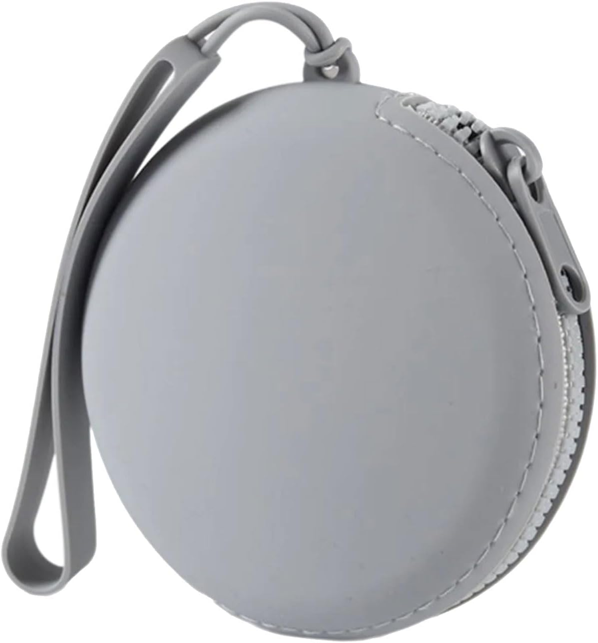 [Xinsheinelry] Fashionable Silicone Bag for Loose Changes and Accessories Water Resistant Daily Use Silicone Pocket Organizer for Gym Hiking, Gray image number 4