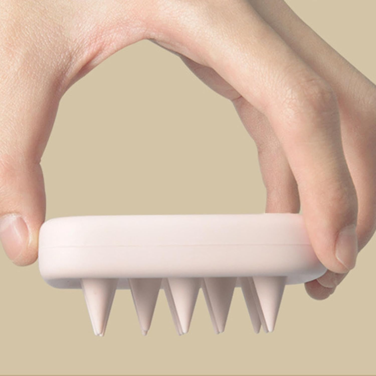 Yabauuop Scalp Scrubber for Shower - Silicone Bath Brushes for Shower - Silicone Shower and Bath Brushes, Soft Hair Comb, Home Must Have for Men, Women, Kids - Blue image number 2