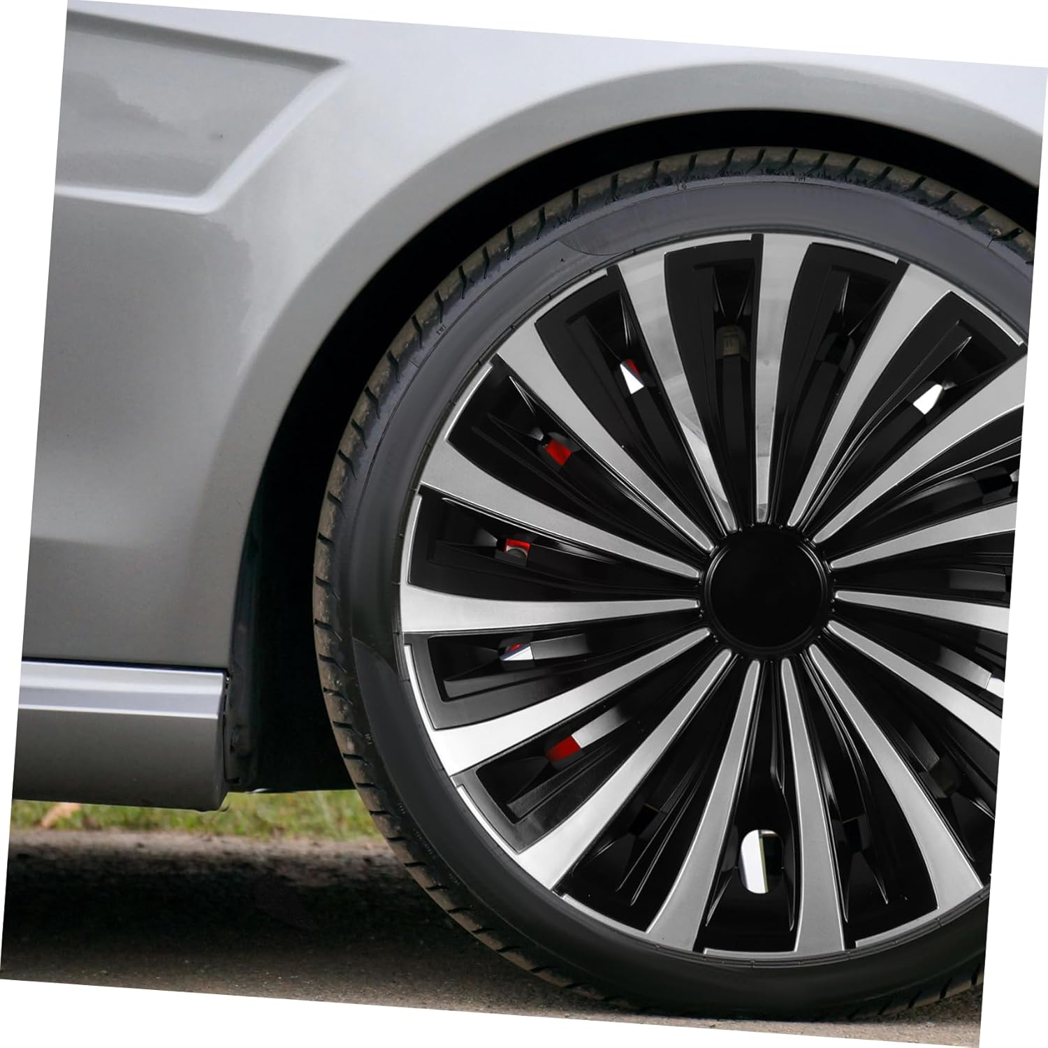 Garneck Decorative Wheel Hub Cap Car Hubcaps for Rims Made of Material for Automotive Hub Covers for Girly Car Accessories image number 6